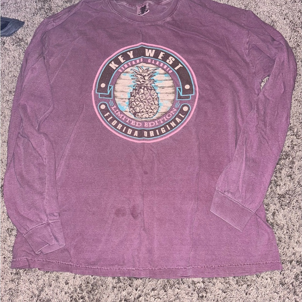 Key West Purple Long Sleeve Shirt